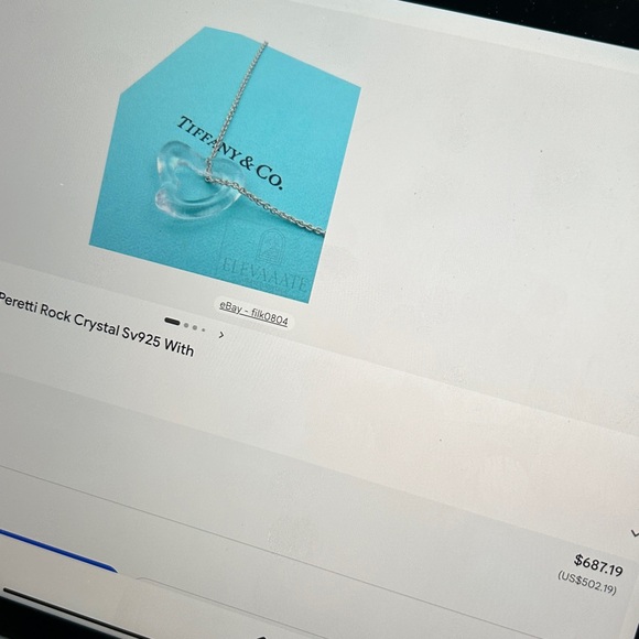 Tiffany & Co. Silver Heart Necklace - Picture 8 of 8